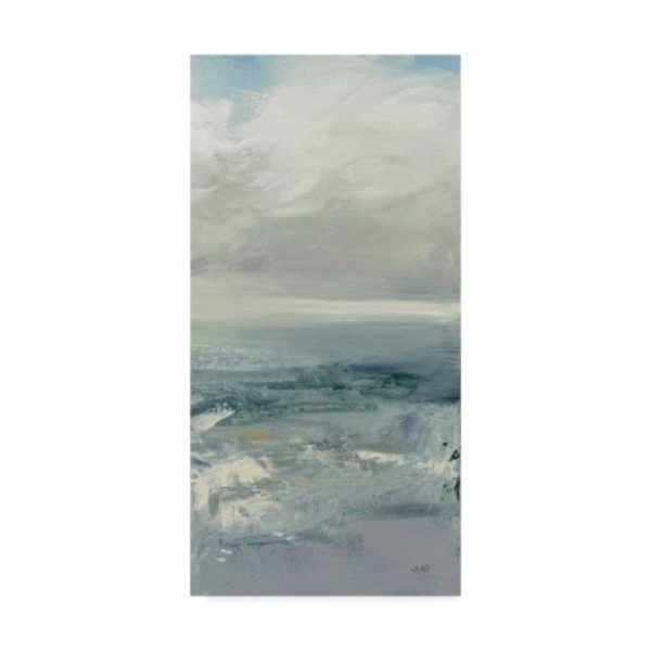 Trademark Fine Art Julia Purinton 'Waves Iii Muted' Canvas Art, 12x24 WAP04698-C1224GG